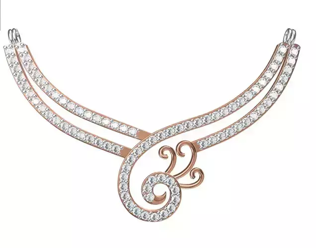 Women Pendant Necklace STL JCD Details
