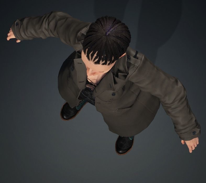 CARTHERINE - Realistic Female Character Low-poly Low-poly 3D model_5