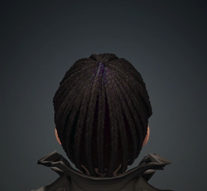 CARTHERINE - Realistic Female Character Low-poly Low-poly 3D model_3