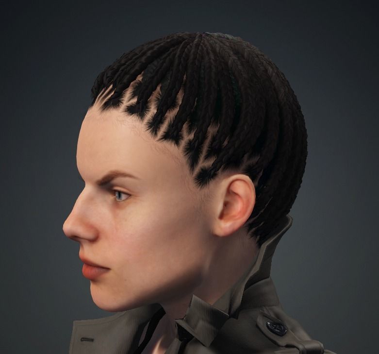 CARTHERINE - Realistic Female Character Low-poly Low-poly 3D model_2