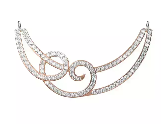 Women Pendant Necklace STL JCD Details