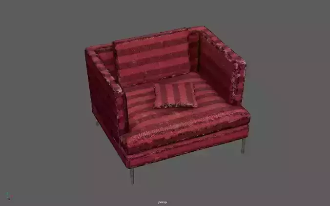 4K Realistic Abandon Sofa