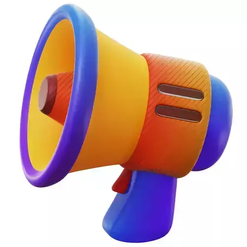 3D Megaphone