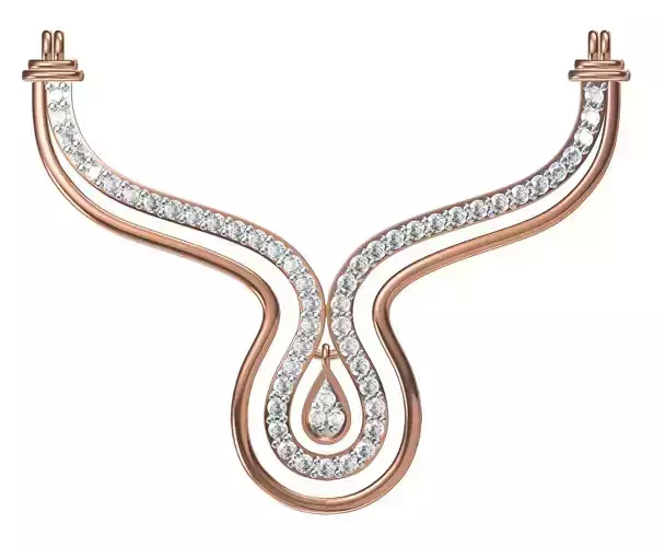 Women Pendant Necklace STL JCD Details