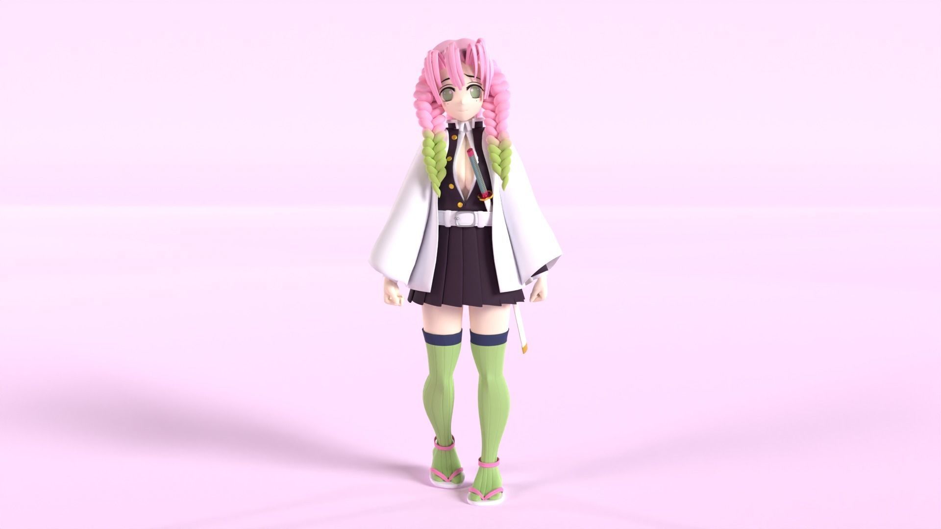 Mitsuri Kanroji - Demon Slayer 3D model_5