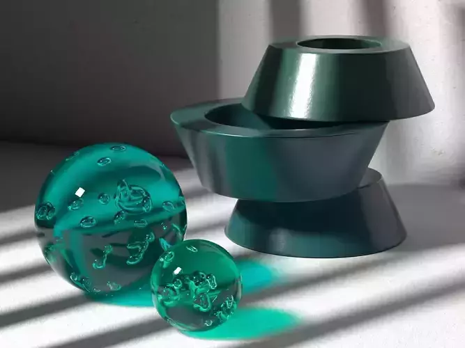 Decorative Objects Set 46 Free 3D model