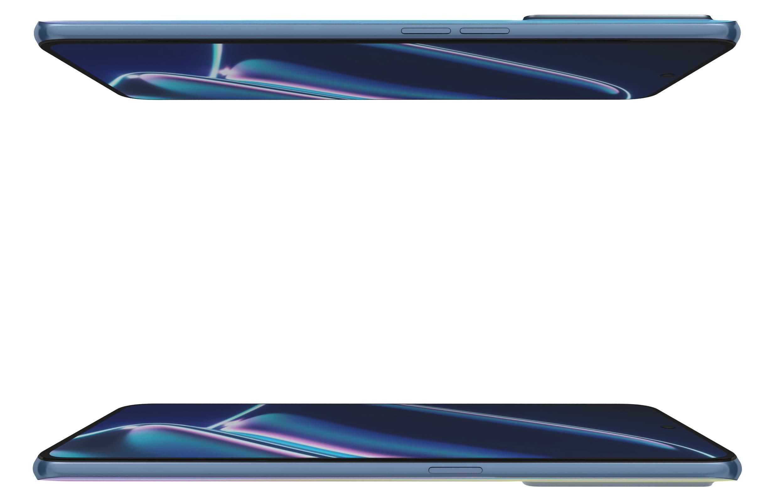 Realme GT Neo5 SE Black And Blue Low-poly 3D model_19