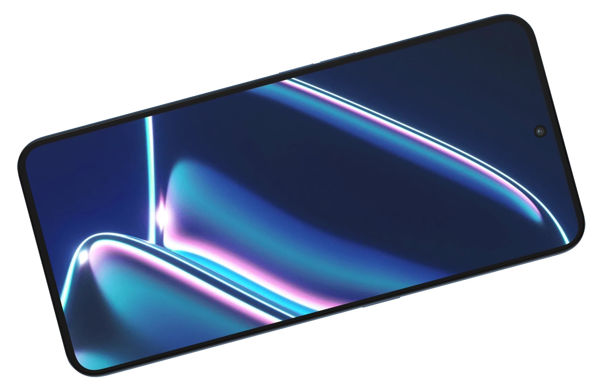 Realme GT Neo5 SE Black And Blue Low-poly 3D model_22