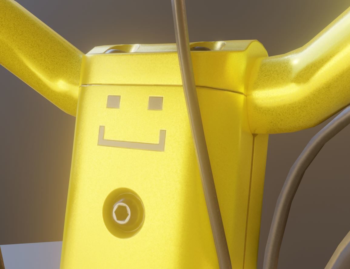 Rigged off-road electric scooter all colors 3D Model Collection_115