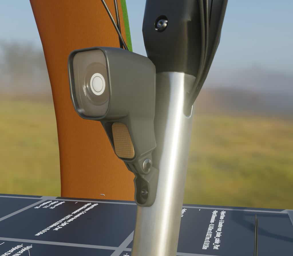 Rigged off-road electric scooter all colors 3D Model Collection_38