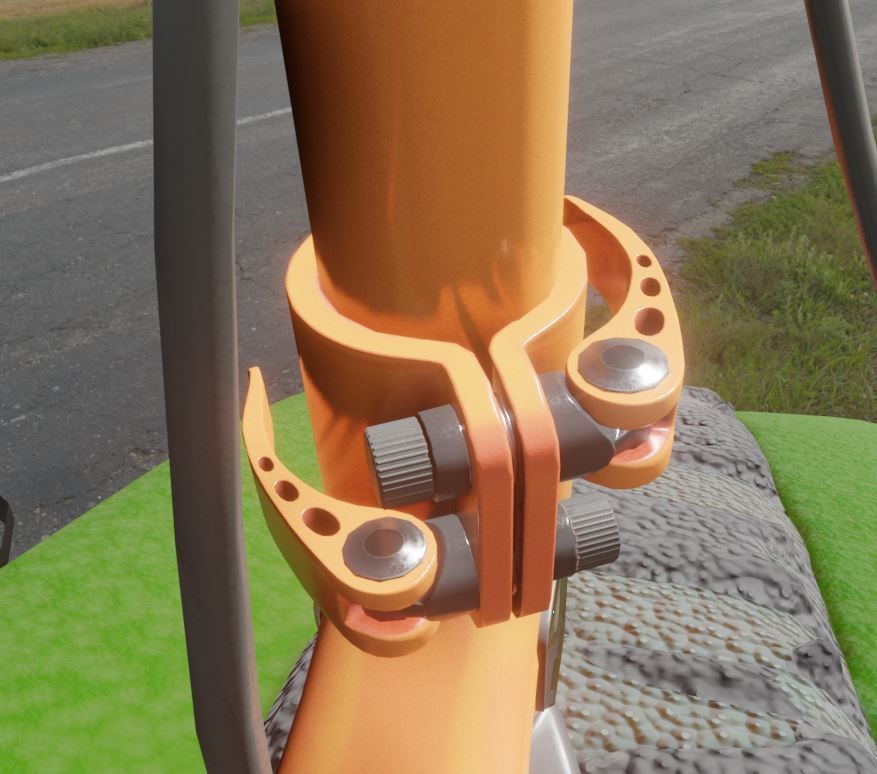 Rigged off-road electric scooter all colors 3D Model Collection_50