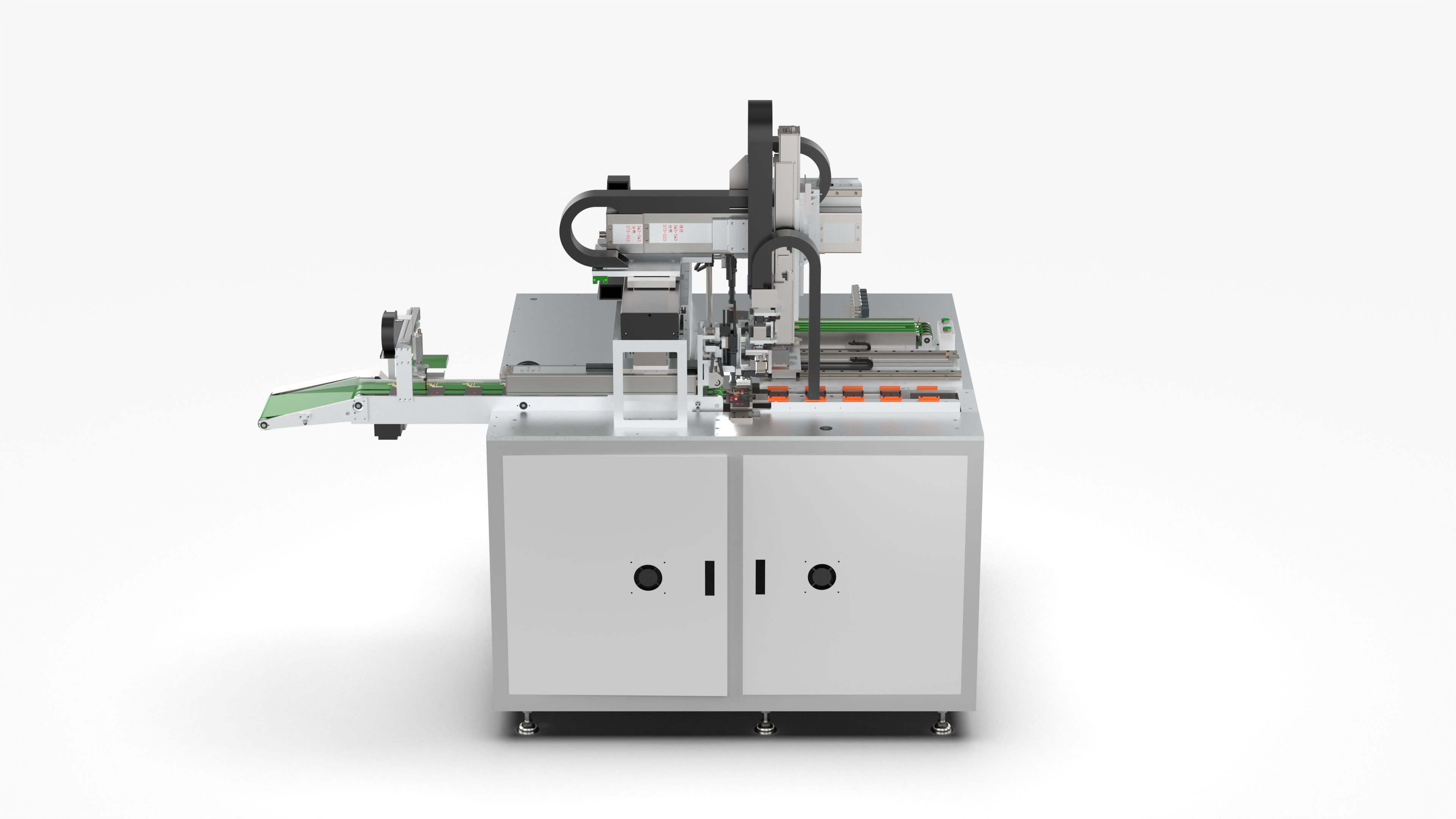 Automatic Mobile Phone LCD Screen Assembly Line 3D model_11