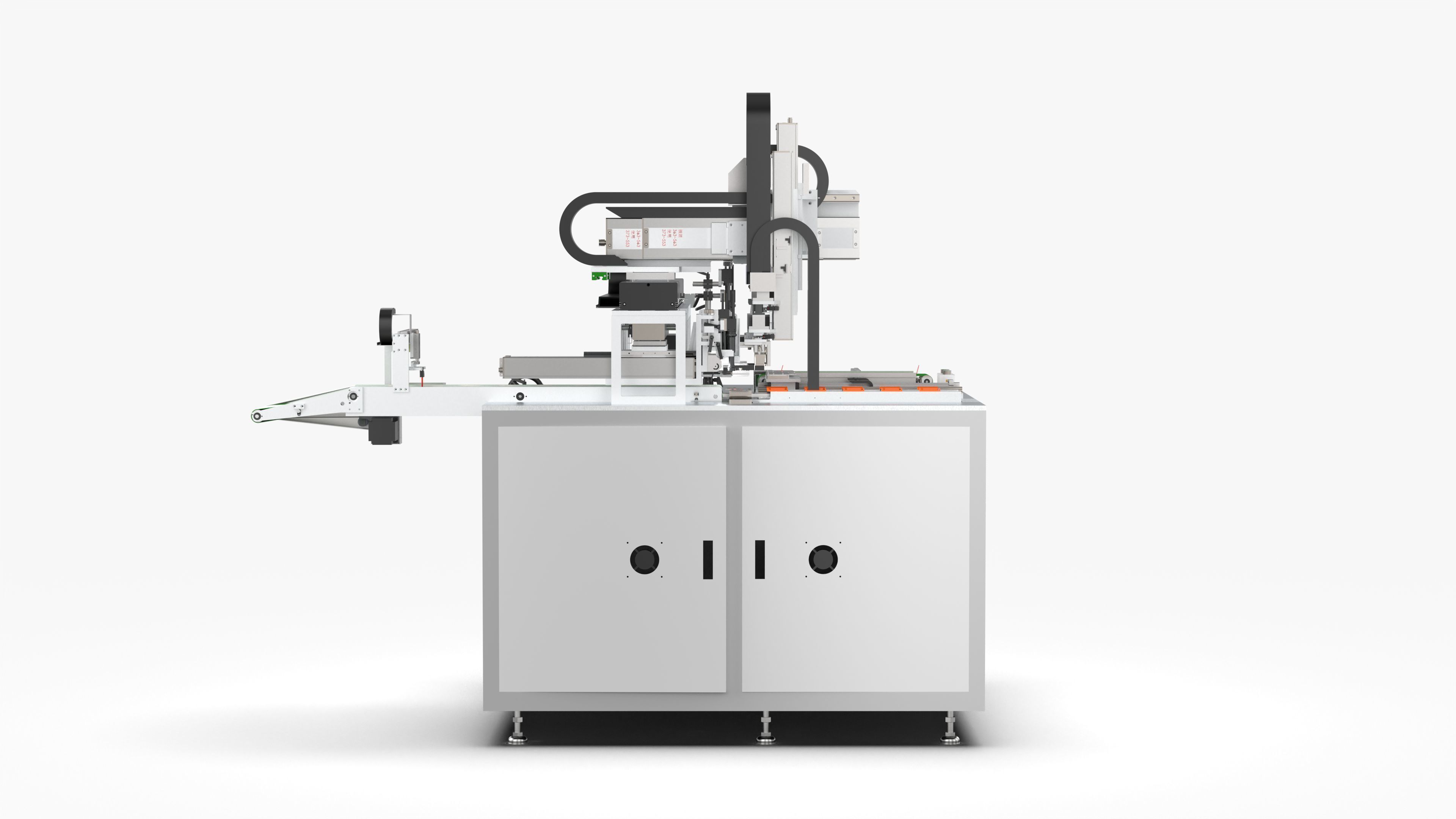 Automatic Mobile Phone LCD Screen Assembly Line 3D model_12