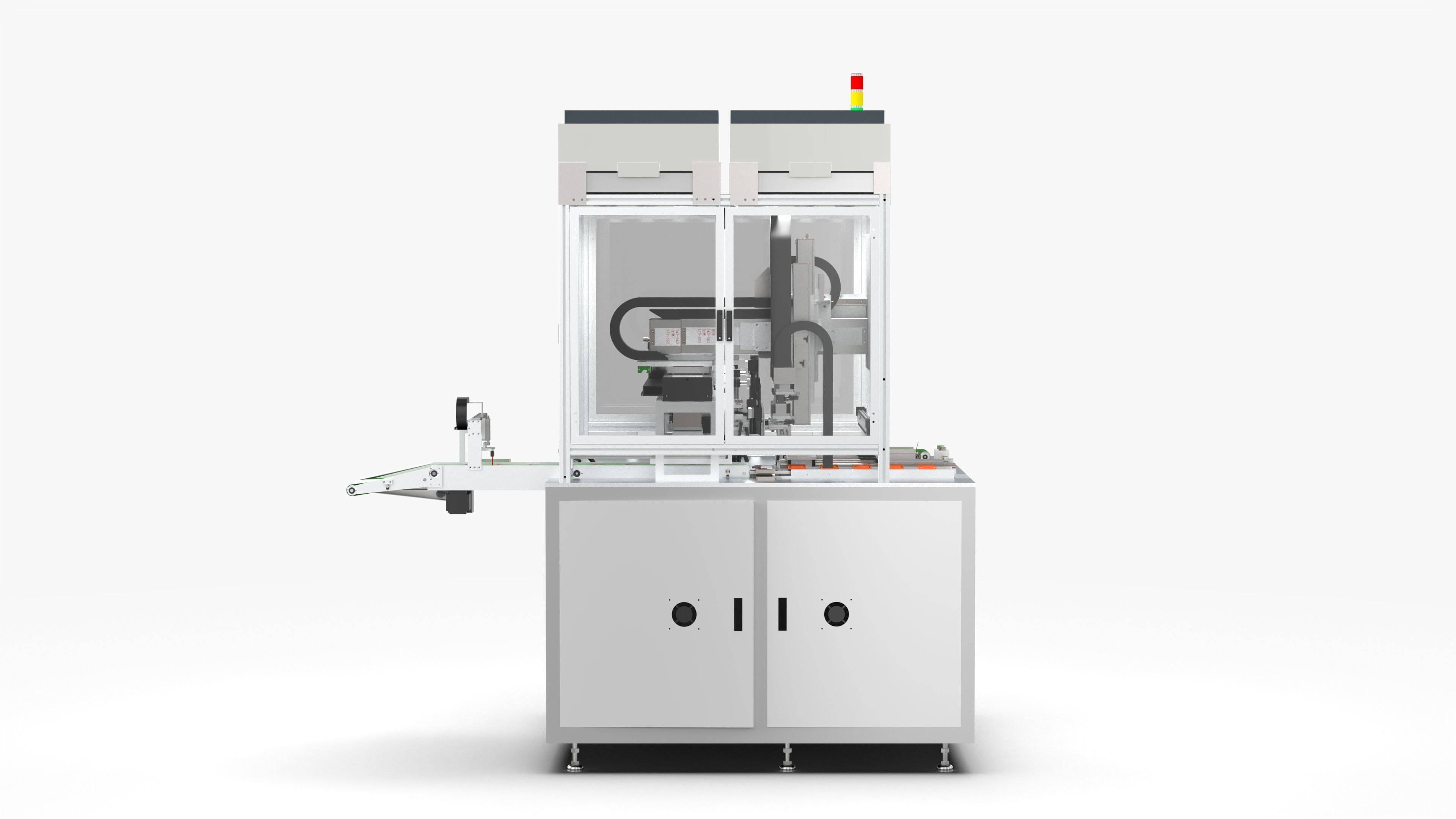 Automatic Mobile Phone LCD Screen Assembly Line 3D model_8
