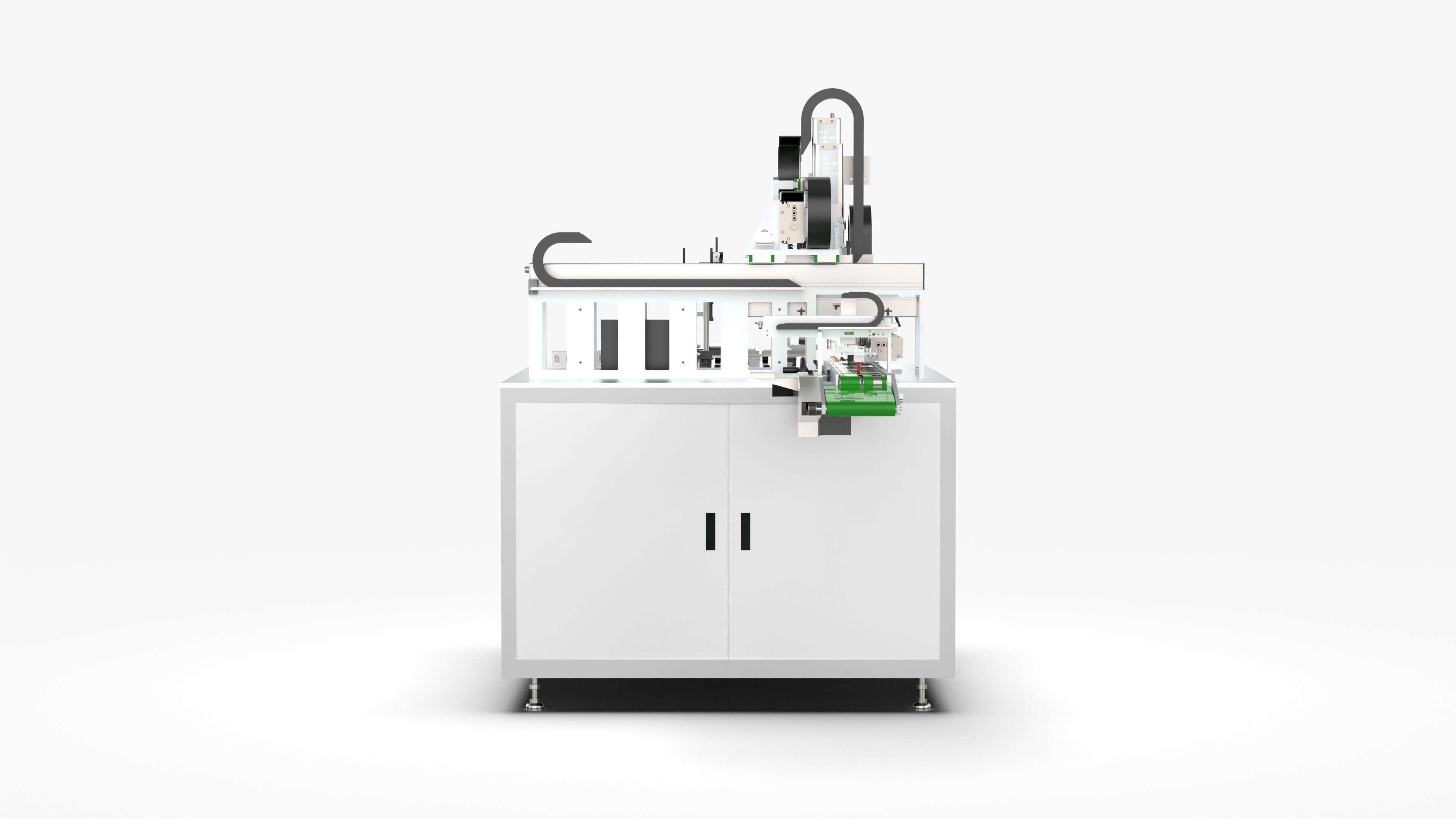 Automatic Mobile Phone LCD Screen Assembly Line 3D model_15