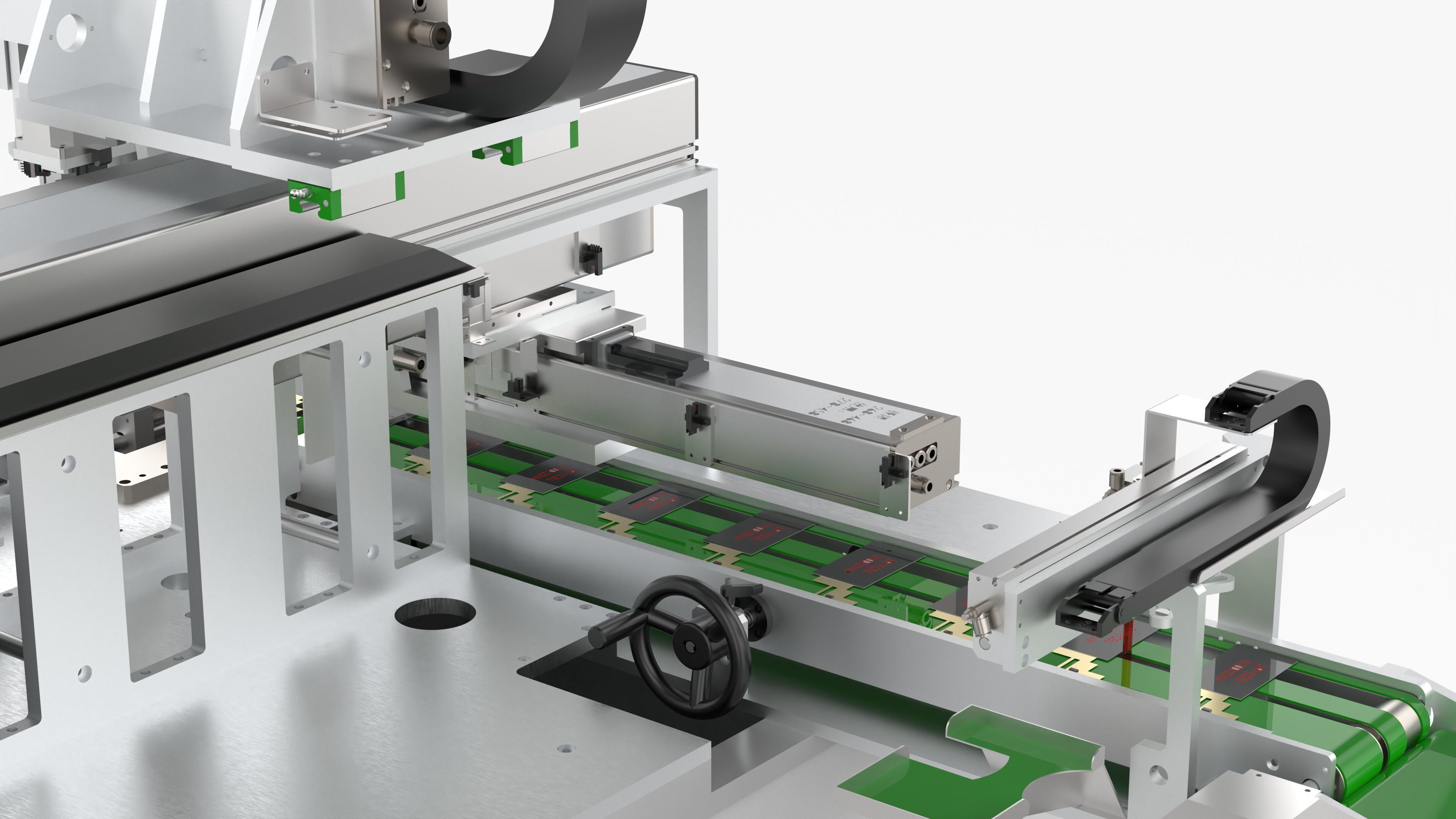 Automatic Mobile Phone LCD Screen Assembly Line 3D model_20