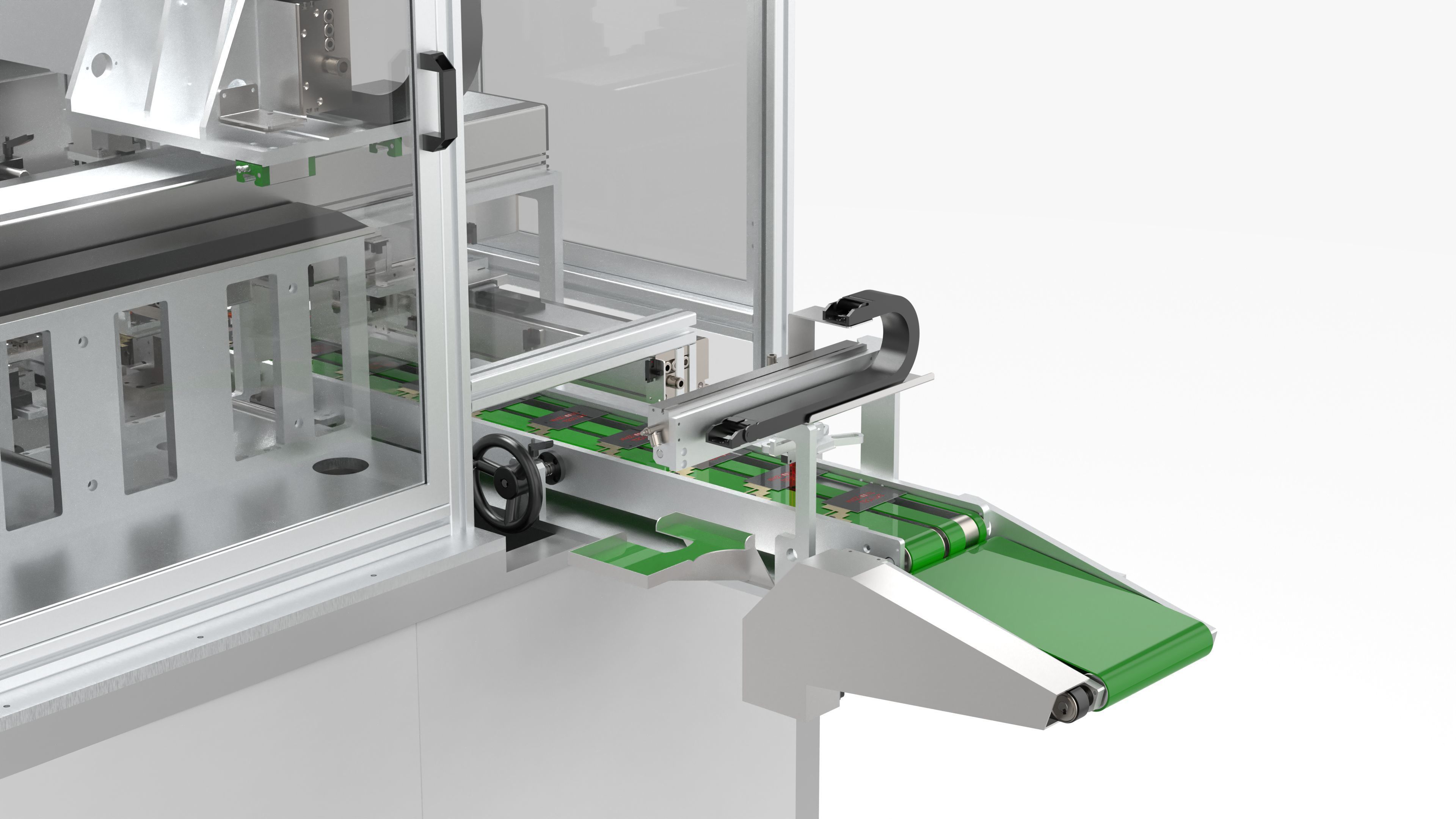 Automatic Mobile Phone LCD Screen Assembly Line 3D model_24