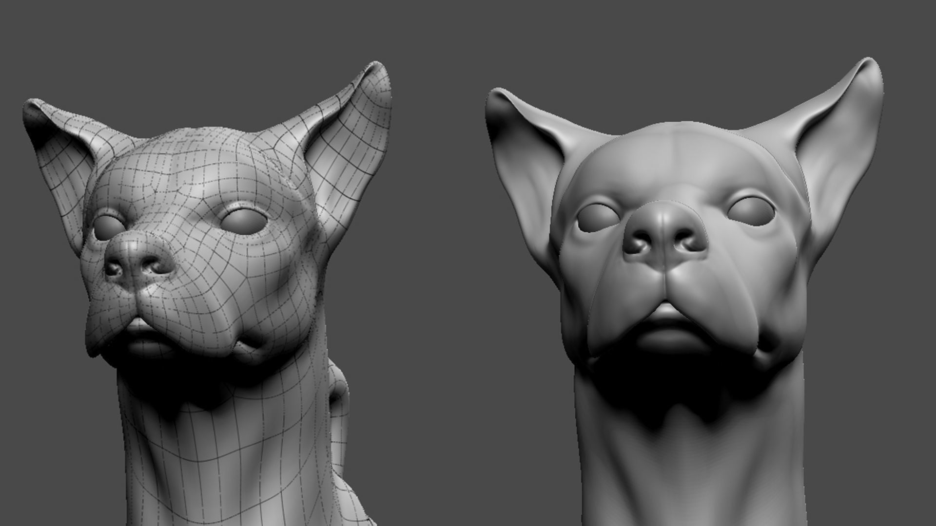 Street Dog  3D model_1