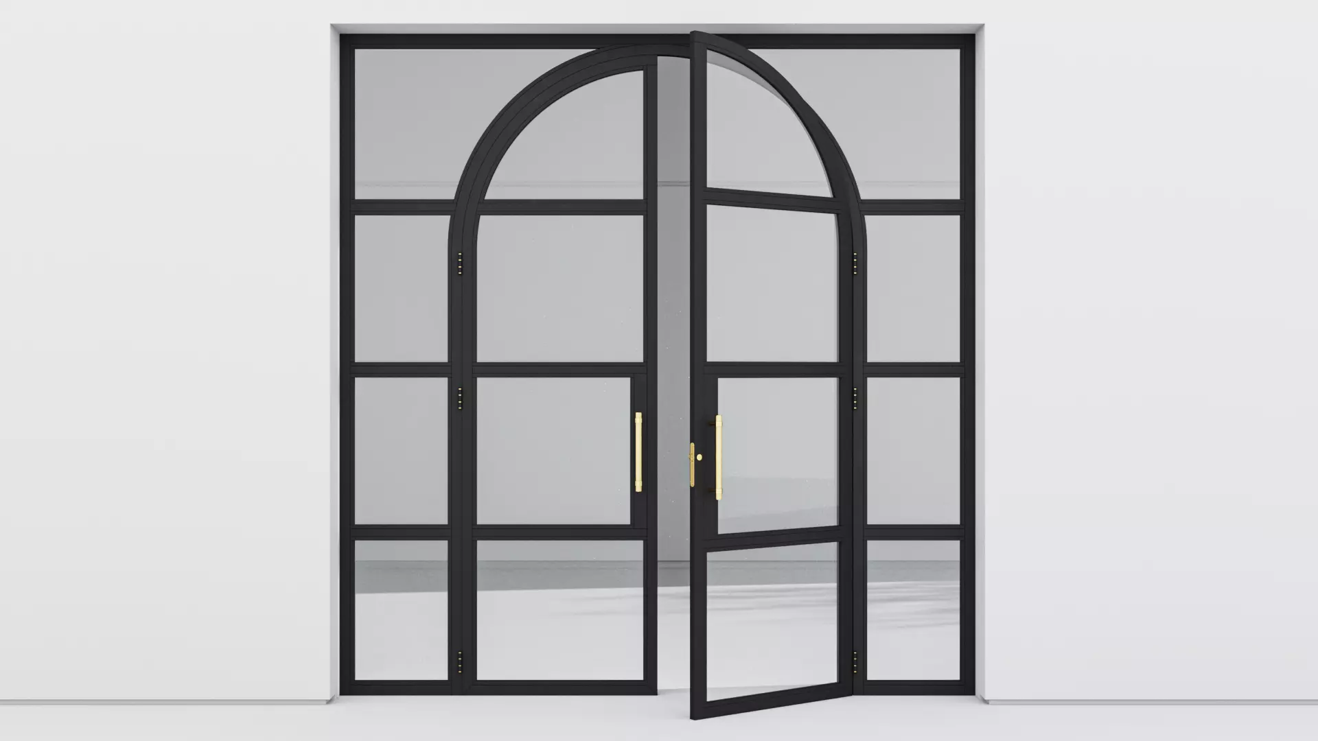 Aluminium door 338 3D model