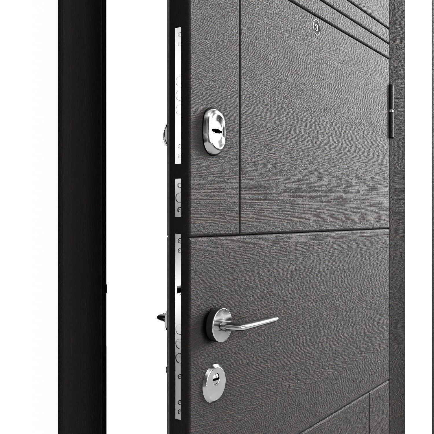 Modern front Door 4 3D model_2