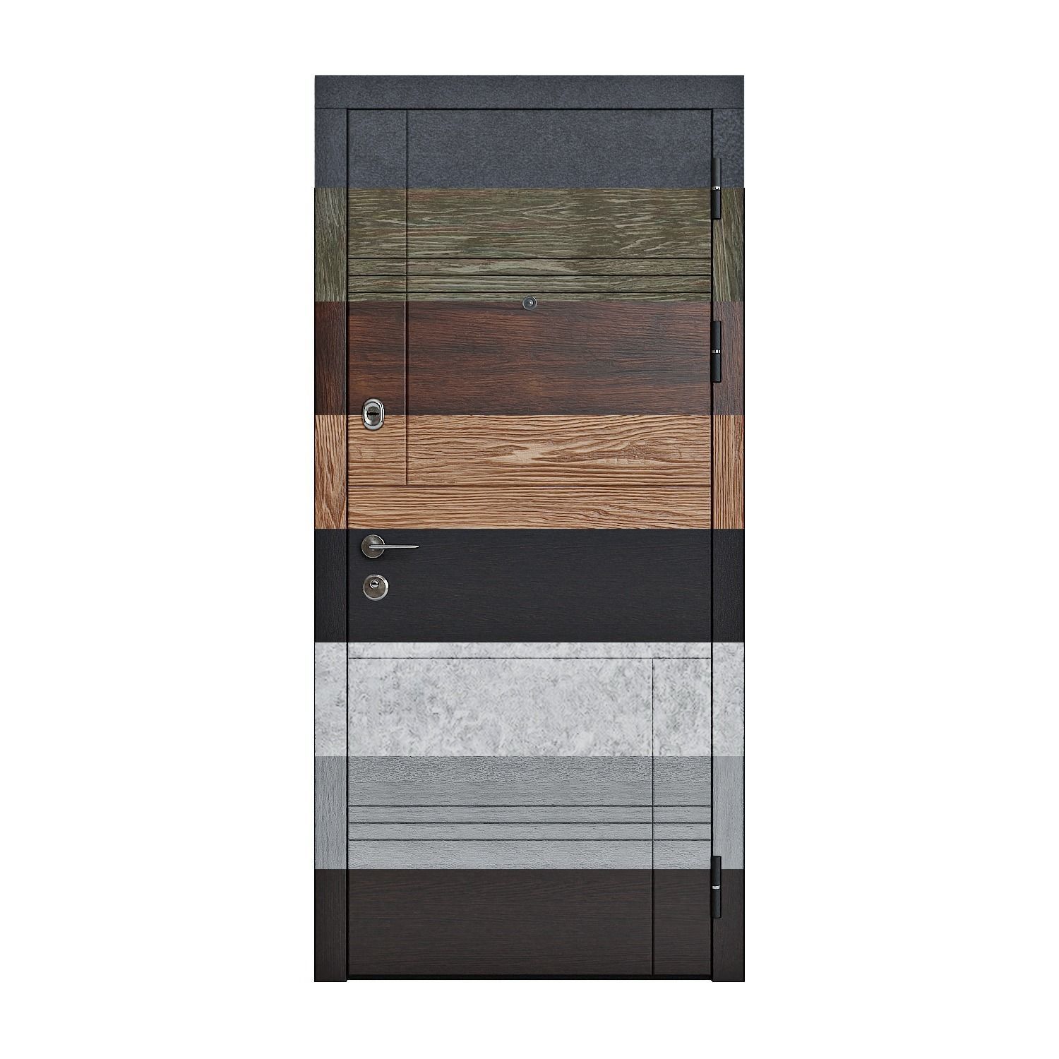 Modern front Door 4 3D model_3