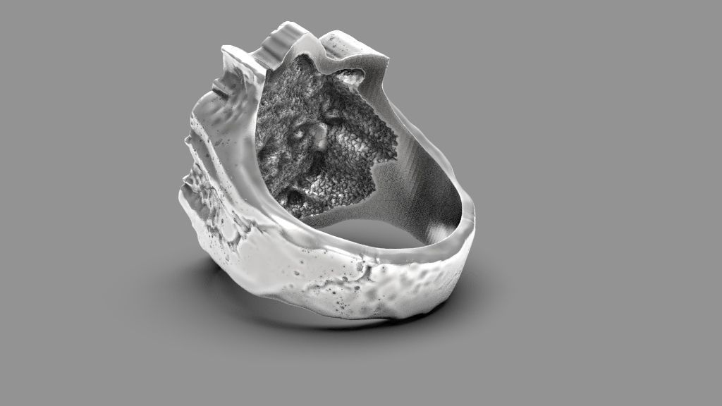 Mayan ring 3d model for 3d printing 3D print model 3D print model_3