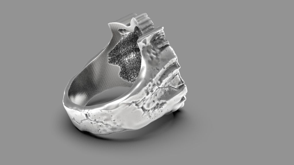 Mayan ring 3d model for 3d printing 3D print model 3D print model_6