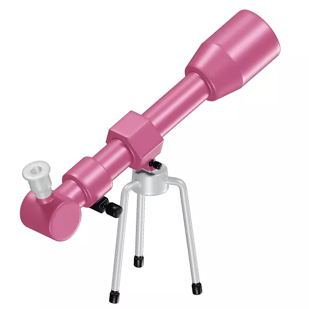 Baby Cartoon Telescope 3D model_0