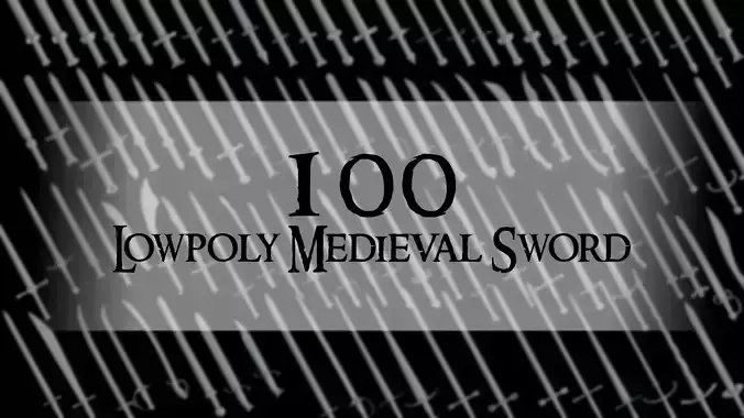 Medieval Sword 3D model