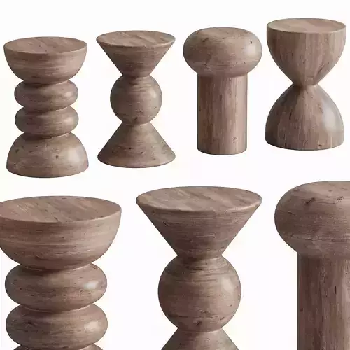 Wood Log Stools by Etsy 02