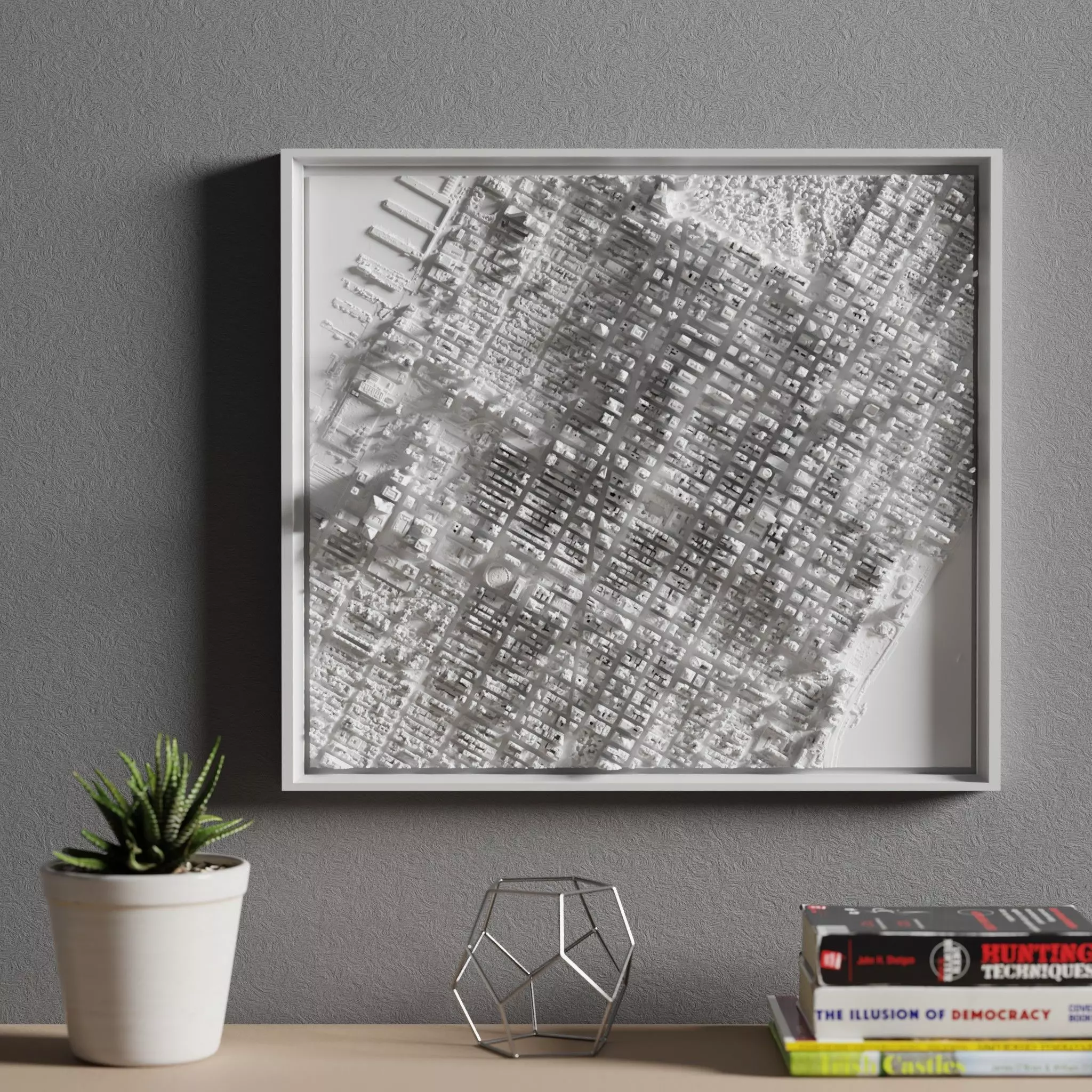 3D MODEL OF MANHATTAN MIDTOWN 3D print model_0