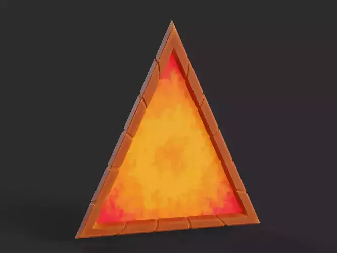Cartoon Portal 8 Low-poly 3D model