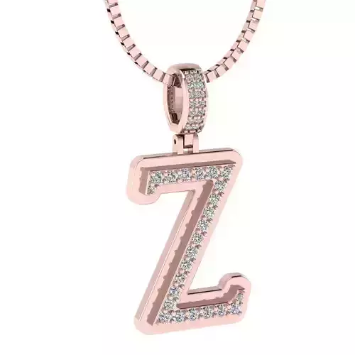 Alphabet Luxury pendant Z 