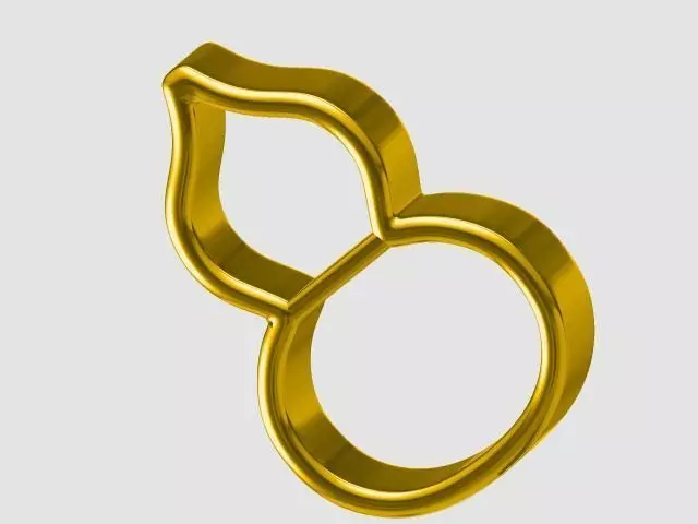 Hulu Calabash Pendant 3D print model_0