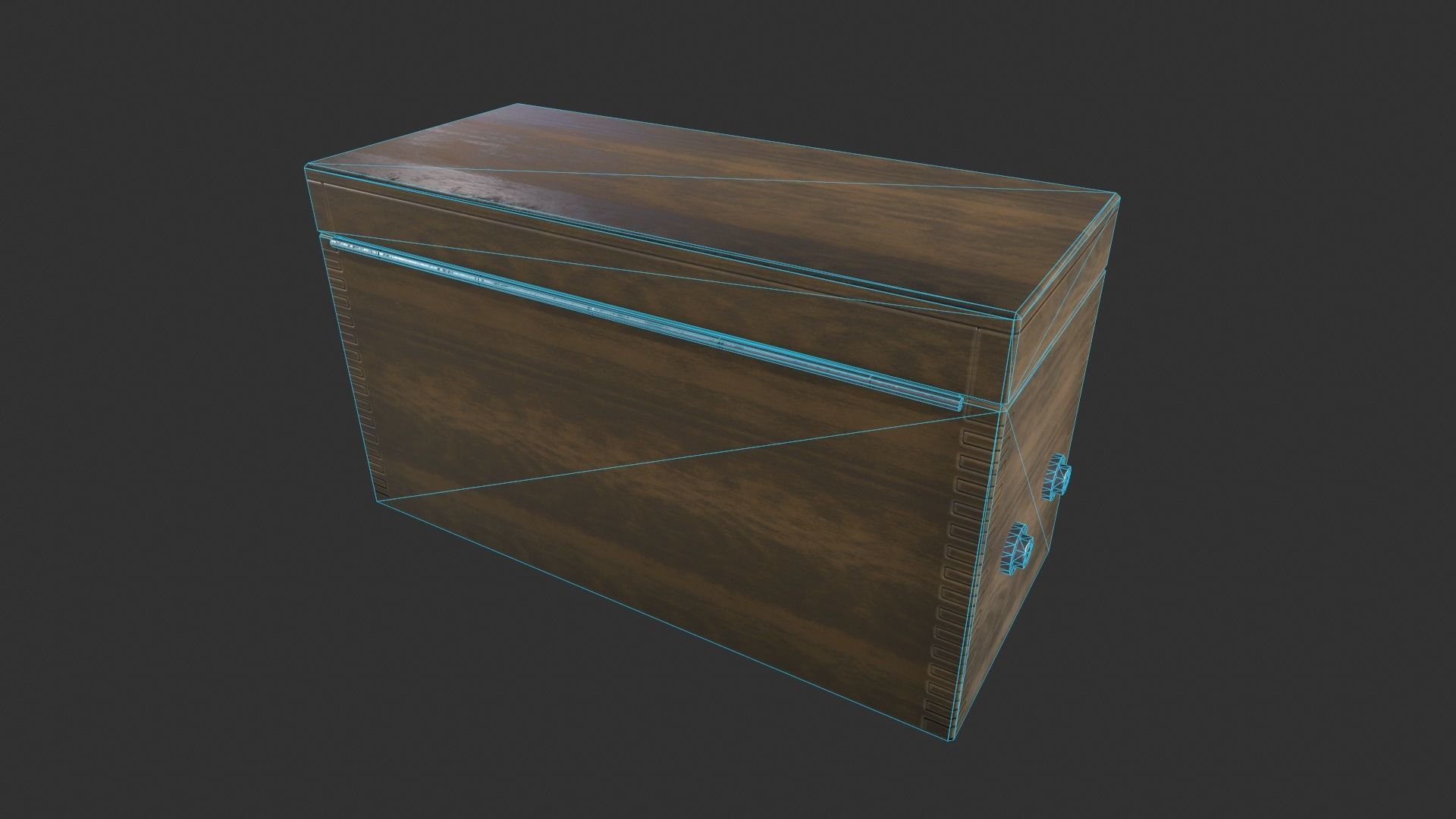 Field Telephone Low-poly 3D model_7