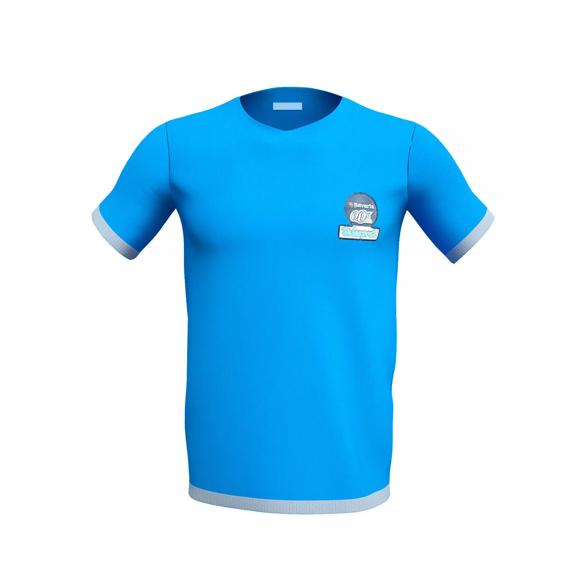 Men T-Shirt  3D model_0