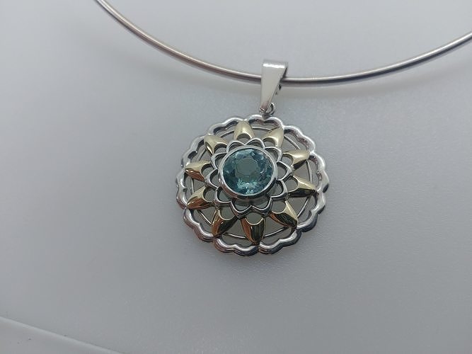 Mandala Pendant 3D print model