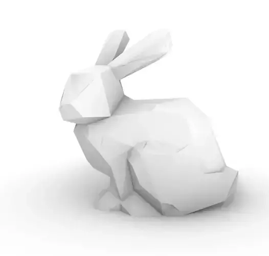 Low Poly Rabbit Free 3D print model