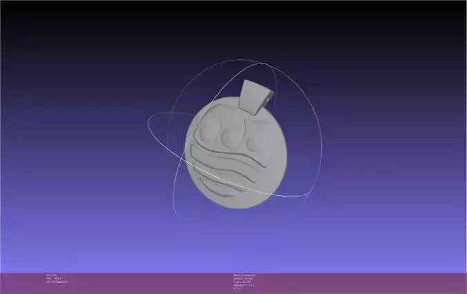 Avatar Katara Water Tribe Pendant 3D print model