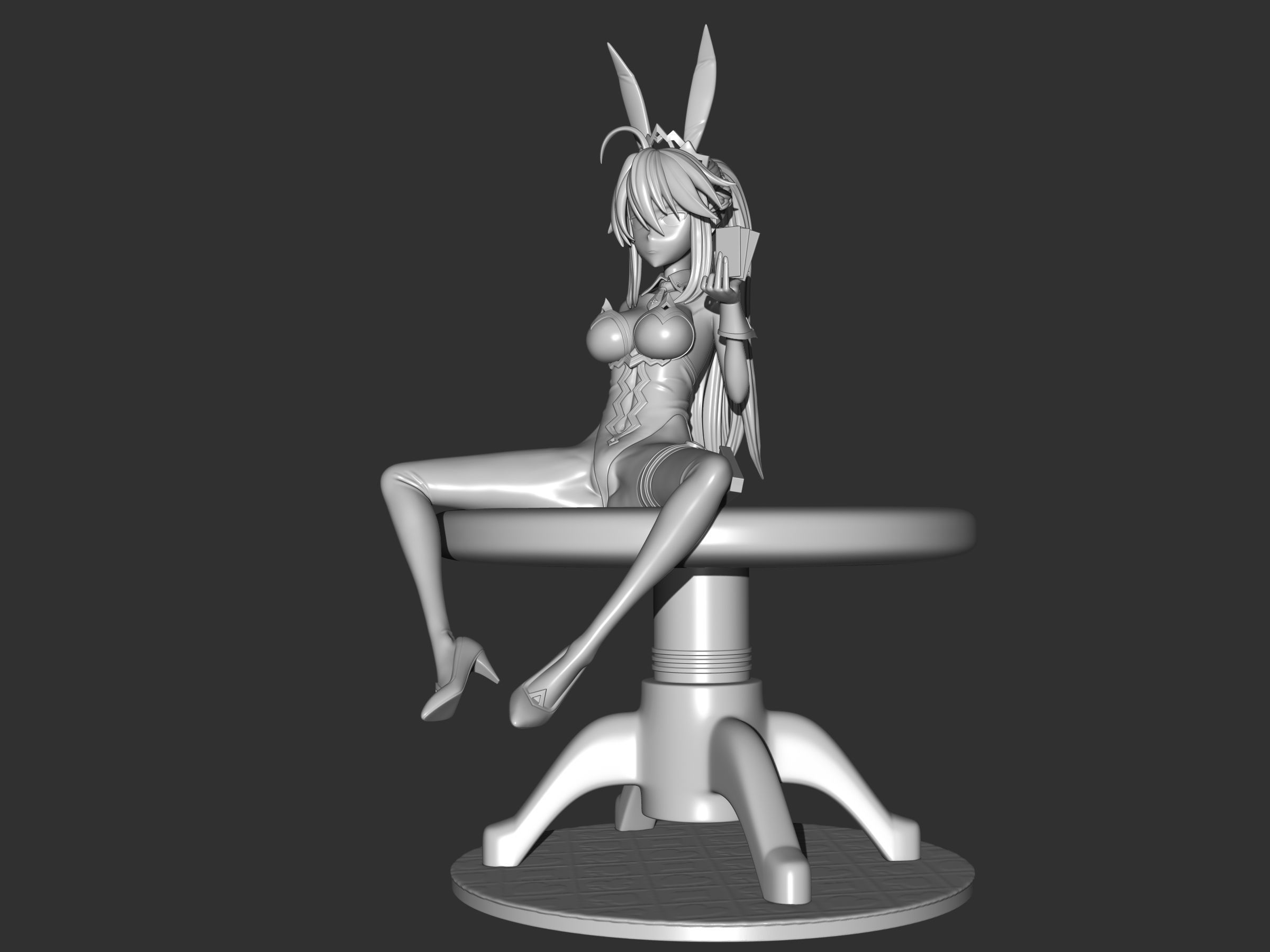 Artoria Ruler figure 3d 3D print model_9