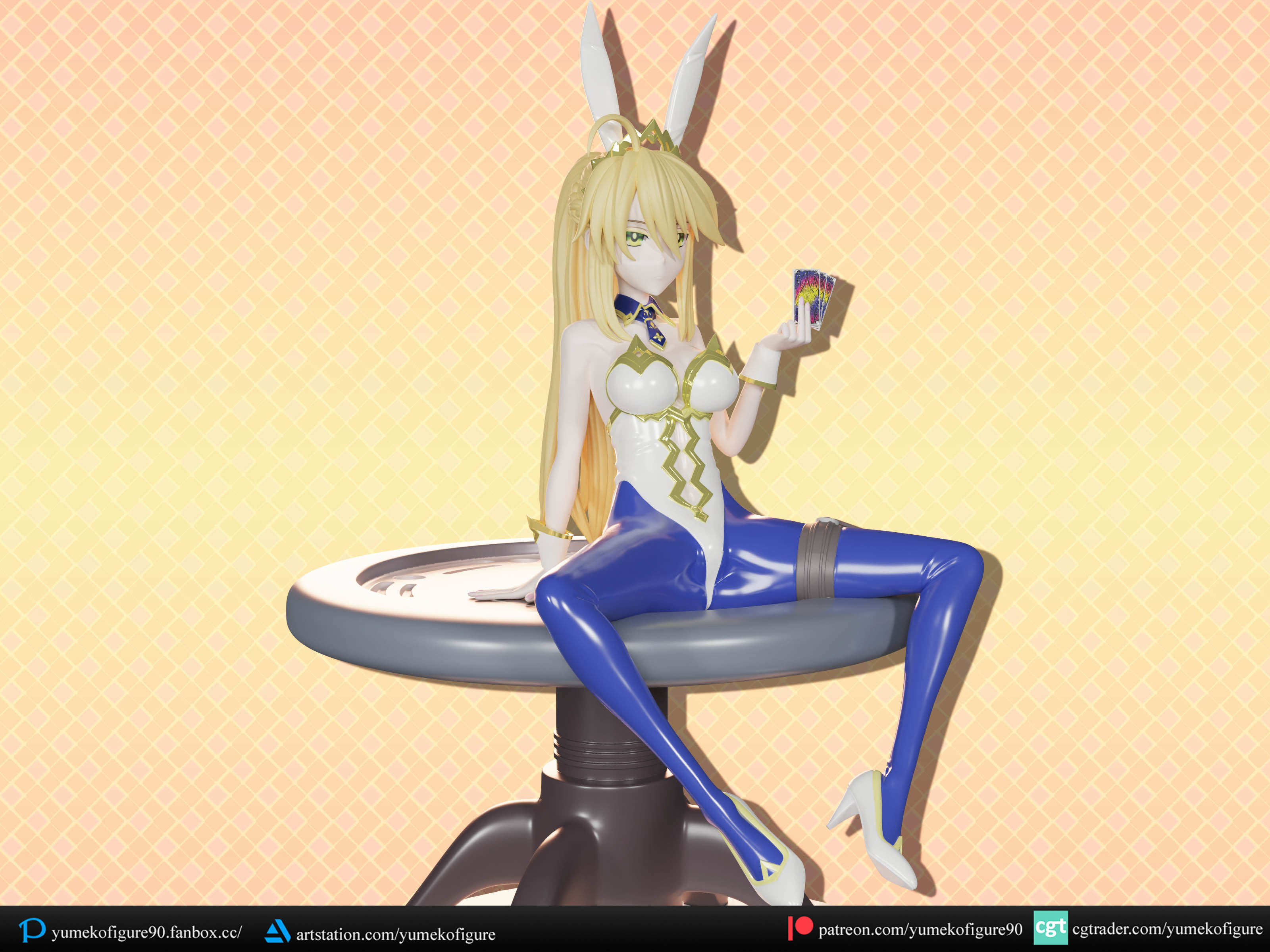 Artoria Ruler figure 3d 3D print model_5