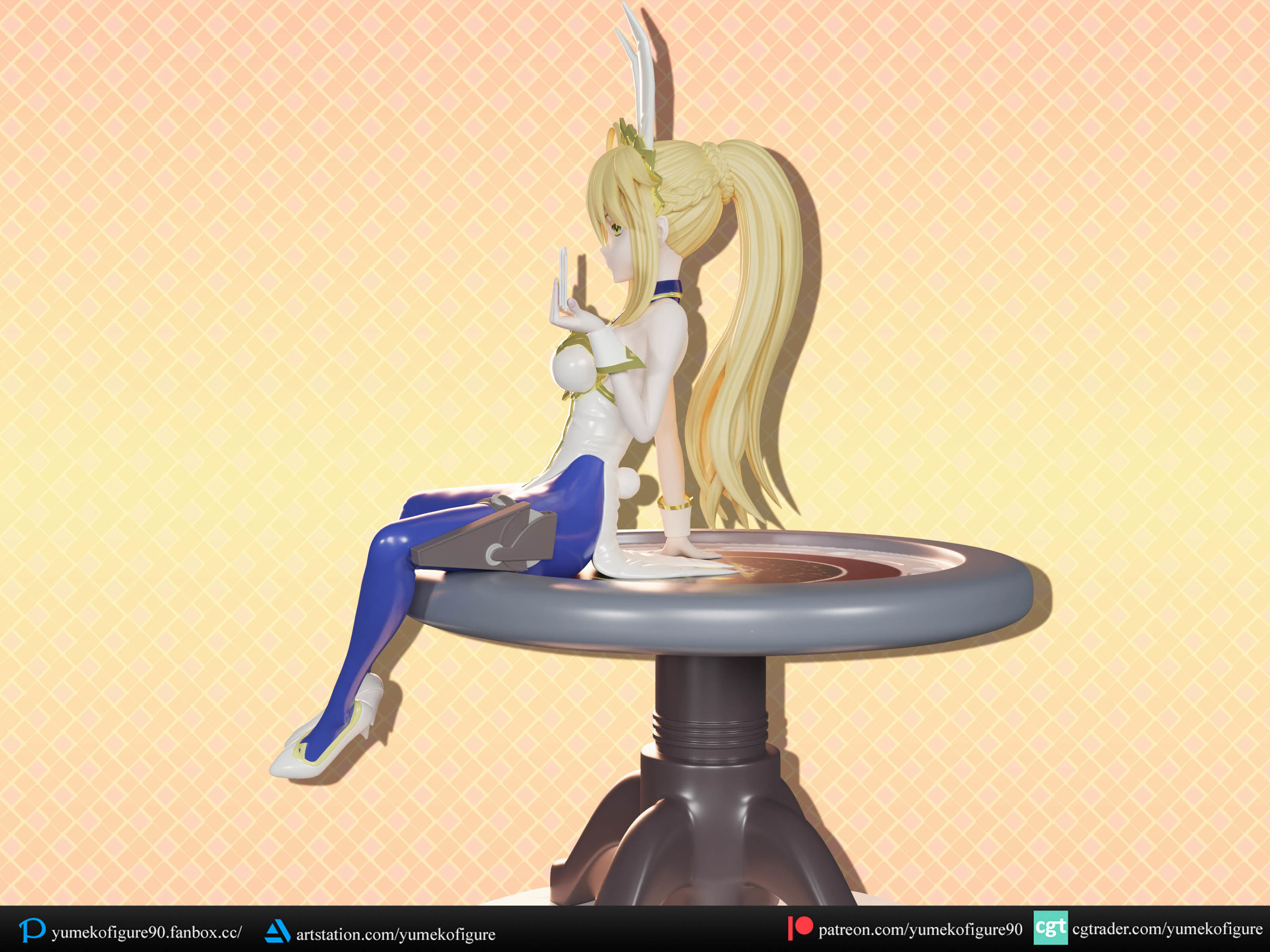 Artoria Ruler figure 3d 3D print model_3
