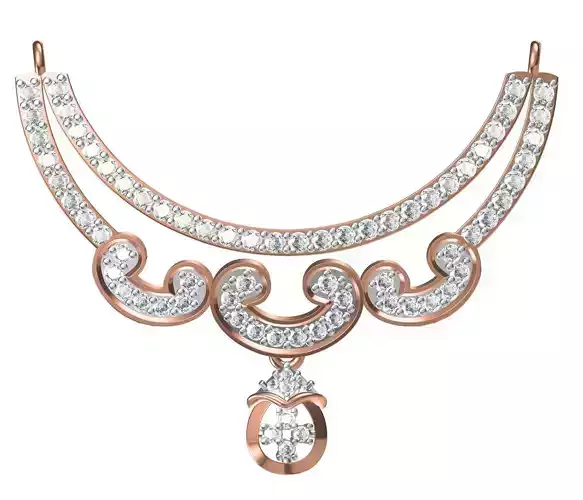 Women Pendant Necklace STL JCD Details