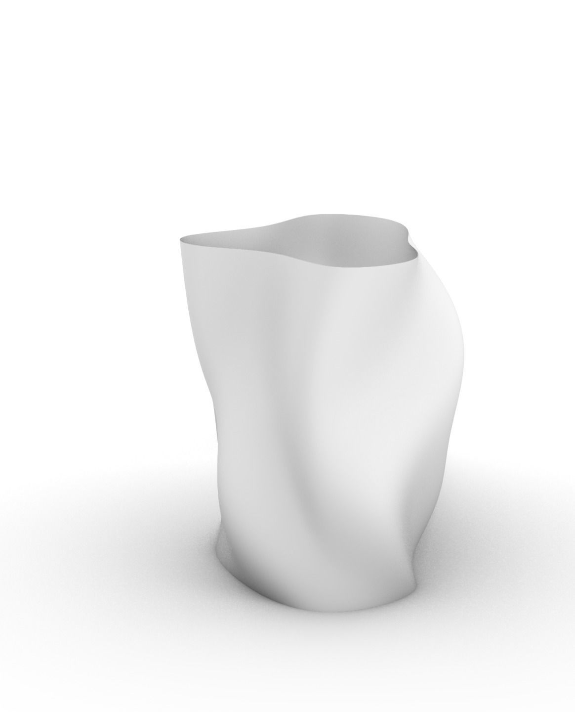 Organic Vase 3D print model_2