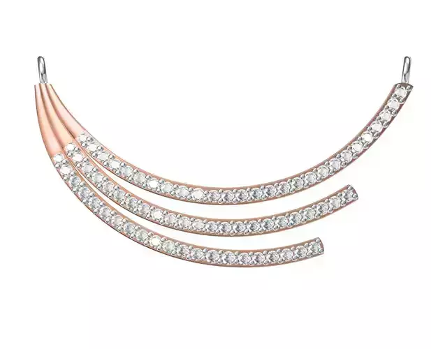 Women Pendant Necklace STL JCD Details