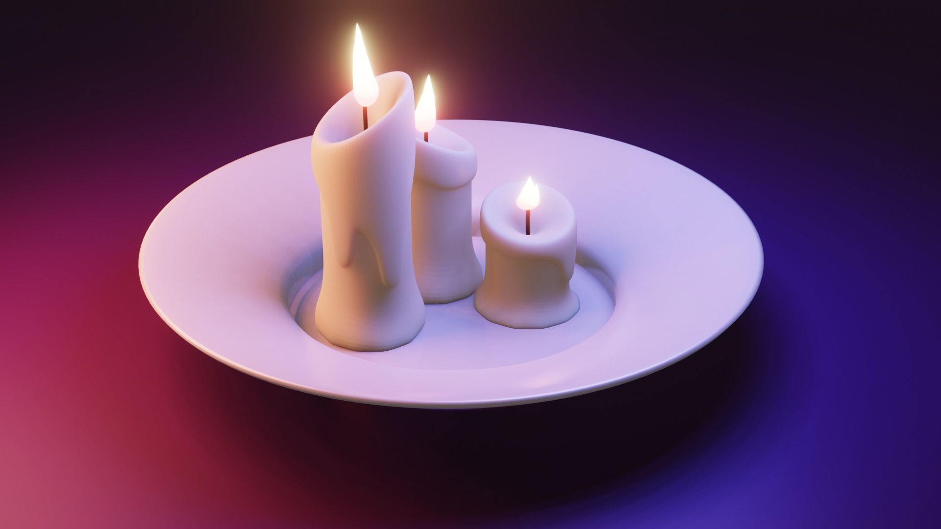 Blender Candle Animation Texture_1