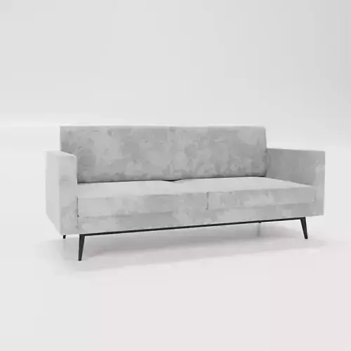 Living room Grey Velvet Sofa 