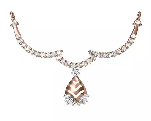 Women Pendant Necklace STL JCD Details