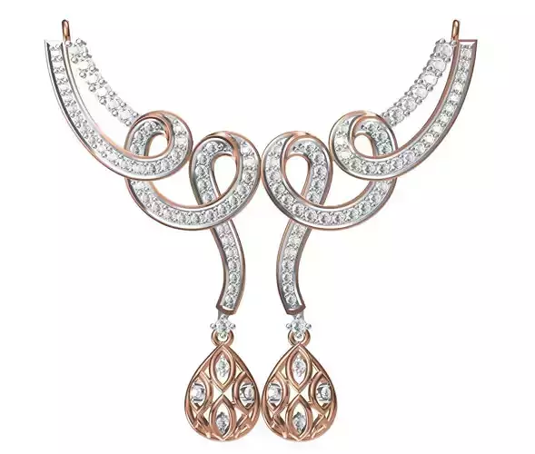 Women Pendant Necklace STL JCD Details