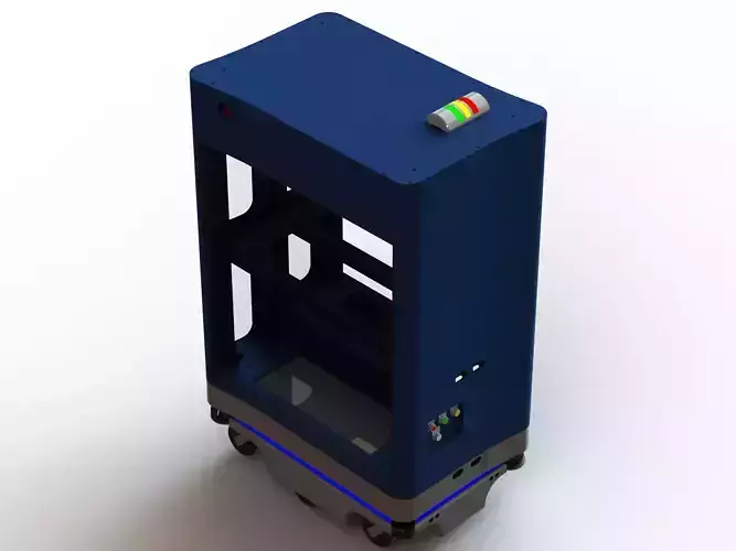 MiR200 Tray Transport Module 3D model